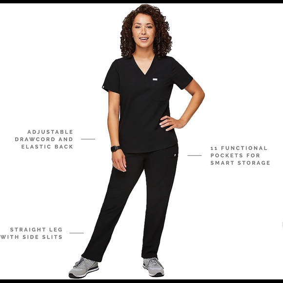 *SOLD* FIGS Yola scrub pants - small, like new - Picture 2 of 8